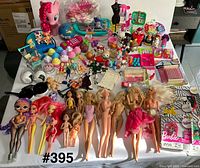 Overview of entire lot on table