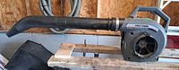 Full view of Craftsman gas blower with tube and bag