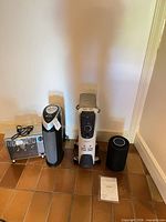 Group shot of all four appliances on floor