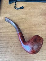 Bent Algerian Root Briar pipe full view