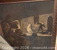 Front view of framed Daumier giclée print
