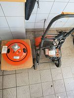 Overall view of Mini-Rooter machine and separate MR-250 drum