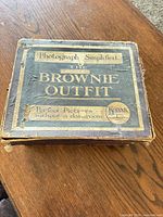 Closed outer cardboard box "The Brownie Outfit"