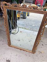 Front view of mirror showing full frame and glass