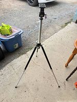 Tripod fully extended showing overall height and structure