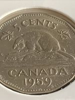 Reverse showing beaver and date