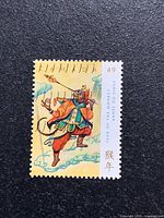 Front view of the 49-cent Canadian Lunar New Year stamp