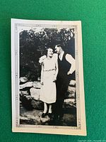 Front view of photograph with decorative border
