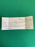 Full view of the 1950 Banque Canadienne Nationale promissory note showing printed and handwritten details