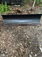 Front view of entire 60" plow blade