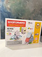 Front view of Magformers Animal Jumble 40 Set retail box