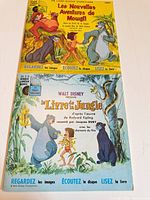 Covers of both livre-disques side by side