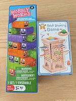 Front view of both boxed games