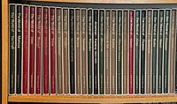 Shelf view showing spines of Time-Life Library of Art volumes