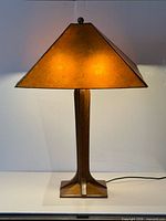 Full view of lamp illuminated