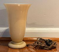 Full view of lamp with cord coiled