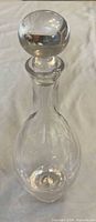 Decanter assembled with stopper inserted, full view