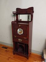 Full front view of cabinet