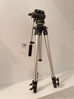 Full view of Manfrotto 190 tripod extended