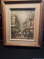 Framed painting full view