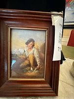 Front view of framed print showing full artwork and frame