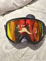 Front view showing mirrored lens and frame