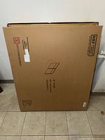 Full view of large NBF boxed panel showing size and box condition