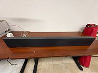 Front view of Samsung HW-NW700 soundbar on table