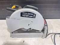 Full view of Chicago Electric cut-off saw left side