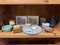 Shelf view showing full lot assortment