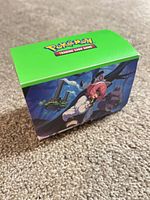 Closed deck box showing Pokemon TCG logo