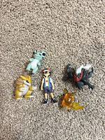 Group shot of all five Pokemon figures
