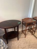 Both side tables side by side