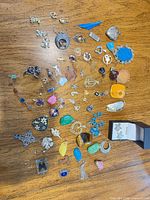overview of all jewelry pieces spread on table