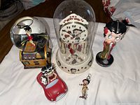 Group shot of all five Betty Boop items