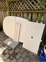 Top panels, four legs, leaf panel
