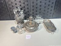 Group shot of all serveware pieces