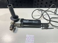 Full view of Porter-Cable right angle drill with side handle and cord