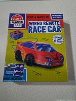 Front of Klutz Maker Lab Wired Remote Race Car kit box
