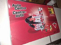 Front of boxed Auto Centre playset
