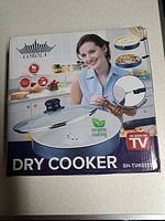 Front of retail box showing brand, model and product image