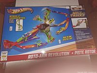 Front of sealed Hot Wheels Wall Tracks Roto-Arm Revolution box