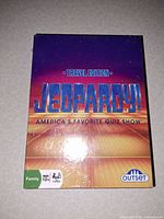 Front of sealed Jeopardy! Travel Edition box