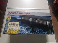 Front of sealed Marineland Penguin 350 filter box