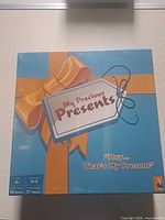 Front of sealed My Precious Presents board game box