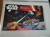 Front of Star Wars Risk game box