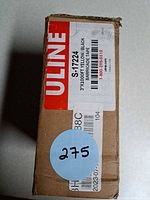 Exterior of product box with Uline label and SKU S-17224 visible