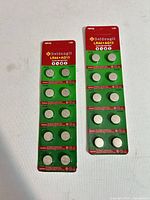 Front view of two 10-count blister packs