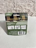 Back of Elemental strap repair kit packaging with specifications and illustrations