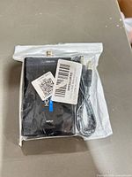 Converter box and power cable sealed in bag